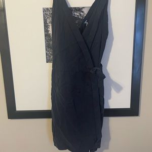 Navy yfb wrap dress